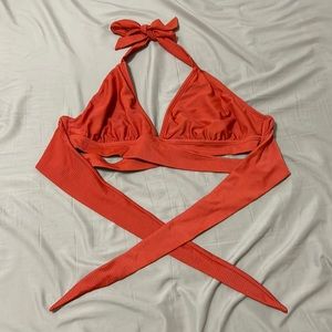 Orange Bikini Top